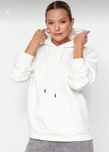 Trendyol Beyaz Sweatshirt