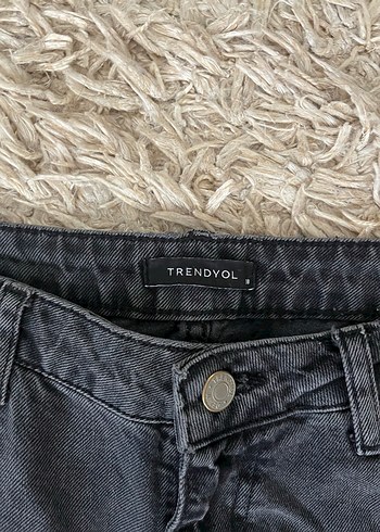 38 Beden Trendyol Siyah Jean Pantolon