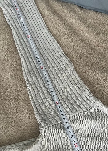 xl Beden gri Renk Koton Gri Boğazlı Kazak