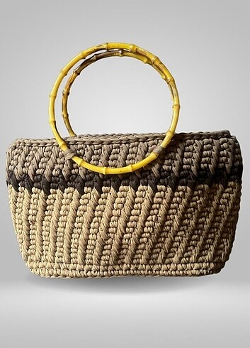 Beden kahverengi Renk HANDMADE CANTA
