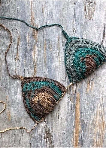 s Beden çeşitli Renk Handmade bikini üstu