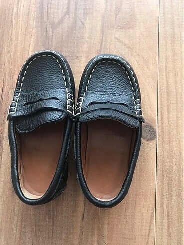 Diğer 22 numara erkek çocuk deri ayakkabı