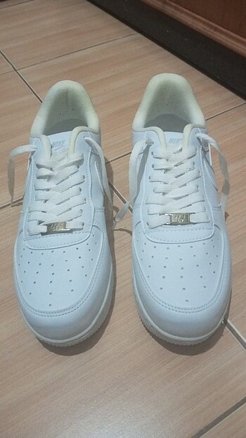 43 Beden beyaz Renk Nike Air Force 1 beyaz spor ayakkabı