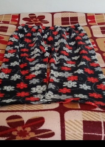 Çiçek Desenli Rahat Kadın Pijama Altı - Görsel 2