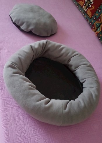 Gri kedi minderi sifir paraya ihtiyacım var satıyorum - Görsel 2