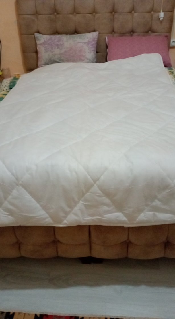 Beyaz Düz yatak koruyucusu ve alez eni 49 cm boyu 183 cm - Görsel 3