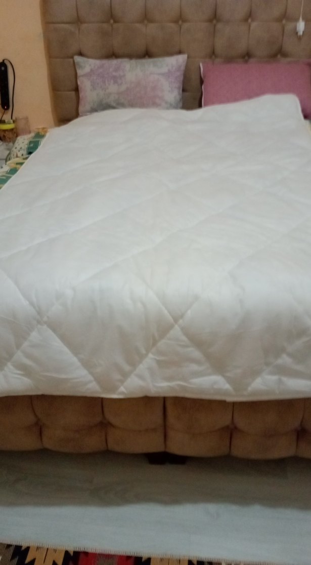 Beyaz Düz yatak koruyucusu ve alez eni 49 cm boyu 183 cm - Görsel 2