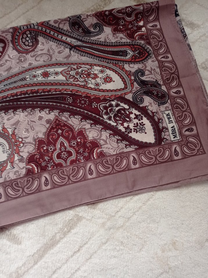 kahve Bohem Tarzı Kadın Şal - Görsel 4