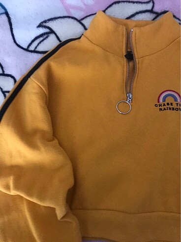 H&M Kadın crop sweat
