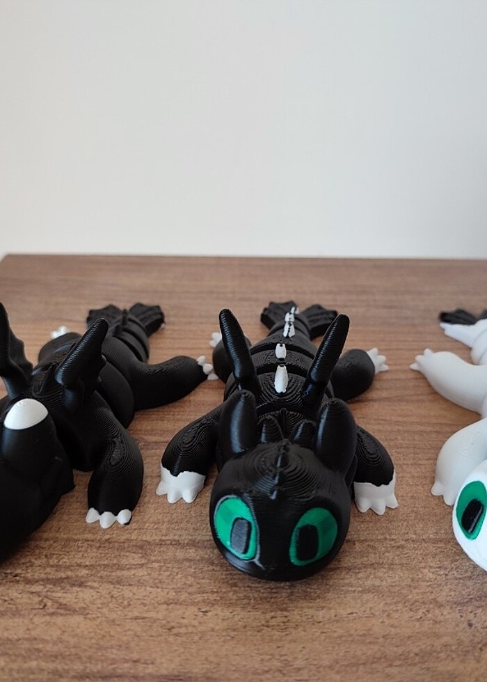 YAVRU EJDERHALAR TOOTHLESS 3 ADET - Görsel 2