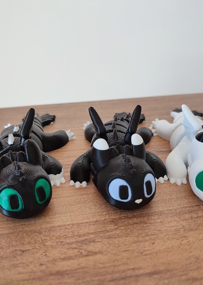 YAVRU EJDERHALAR TOOTHLESS 3 ADET - Görsel 3