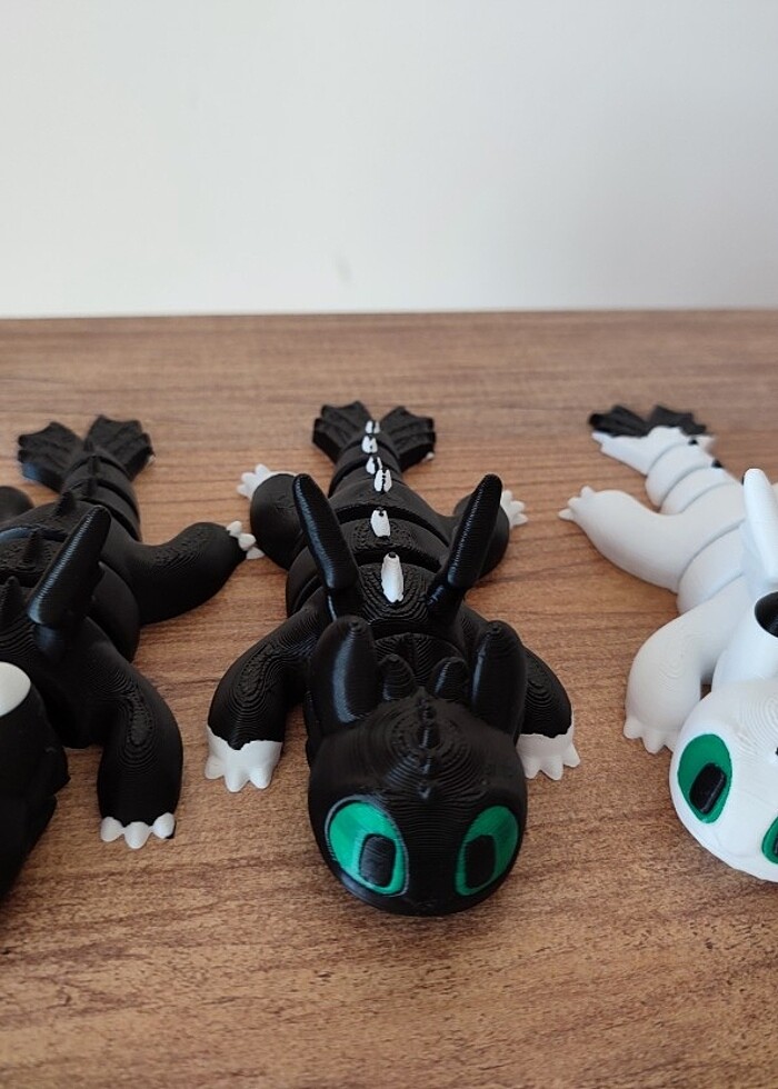 YAVRU EJDERHALAR TOOTHLESS 3 ADET - Görsel 4