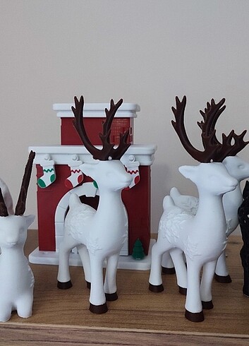 NOEL GEYİK FİGURLERİ  - Görsel 2