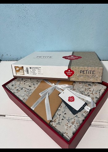 Bej ve Gri Desenli Nevresim Takımı - Görsel 3