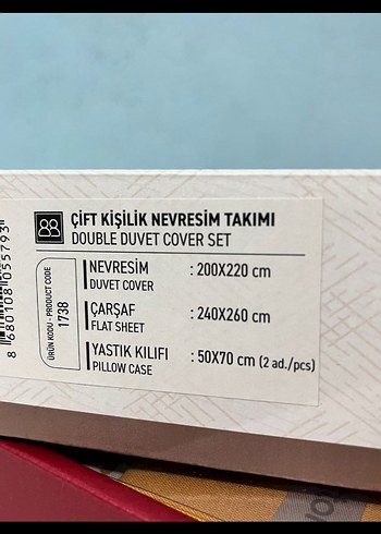 Bej ve Gri Desenli Nevresim Takımı - Görsel 4