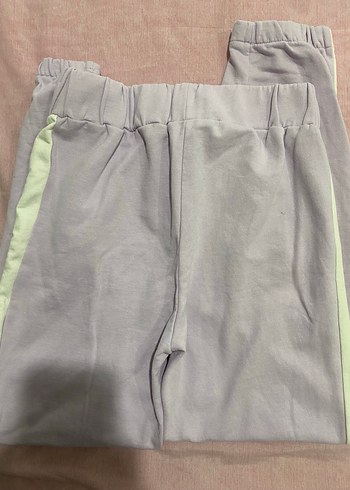 Gri Rahat Kesim Midi Kadın Eşofman Altı - Görsel 4