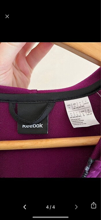 l Beden mor Renk REEBOK HIRKA