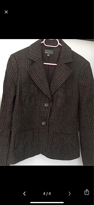 40 Beden kahverengi Renk Blazer ceket