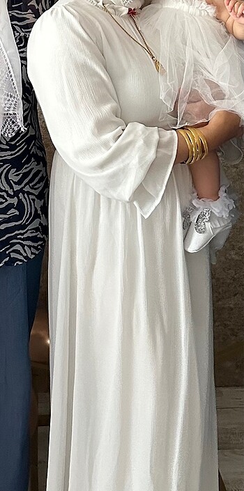 Diğer Beyaz tesettür elbise