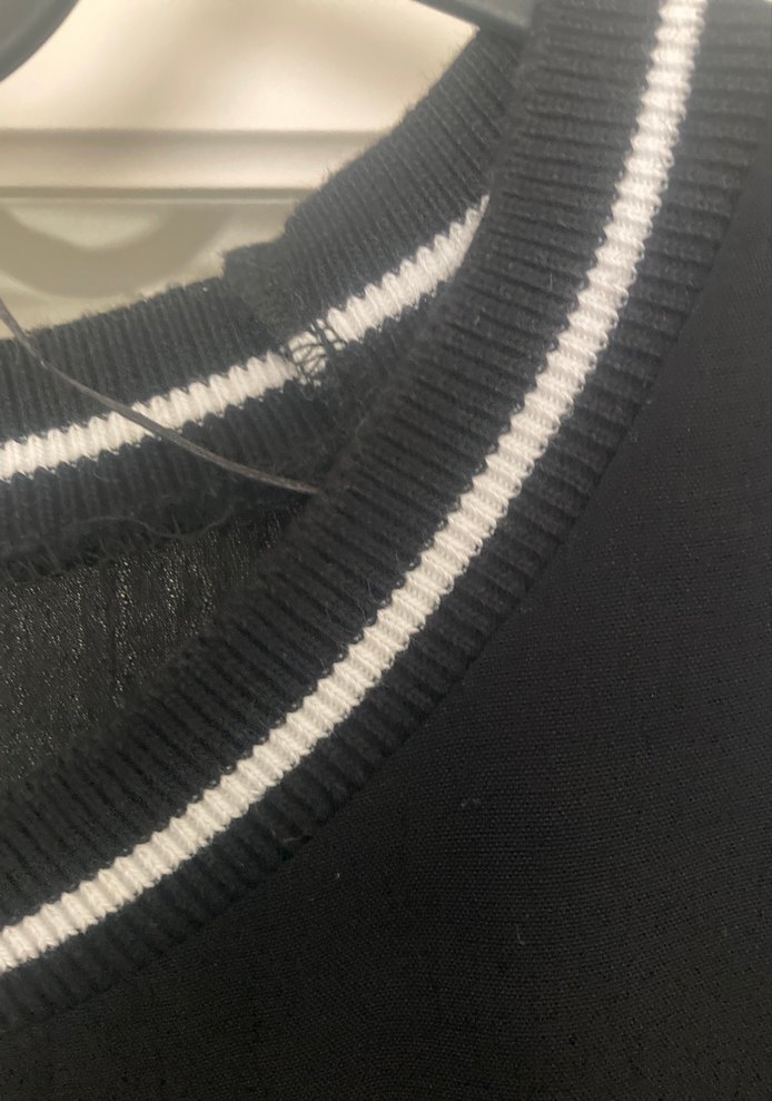 Siyah Uzun Kollu Midi elbise - Görsel 5