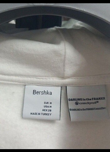 m Beden beyaz Renk BERSHKA SWEAT