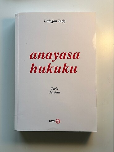 Erdoğan Teziç Anayasa Hukuku