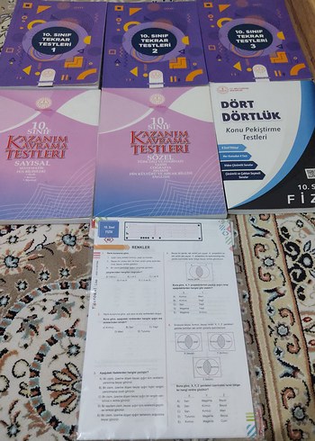 MEB YAYINLARI 10. Sınıf Konu Pekiştirme Testleri Seti