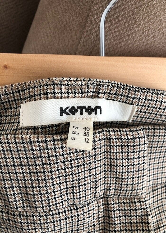 Koton düz kesim pantolon - Görsel 4