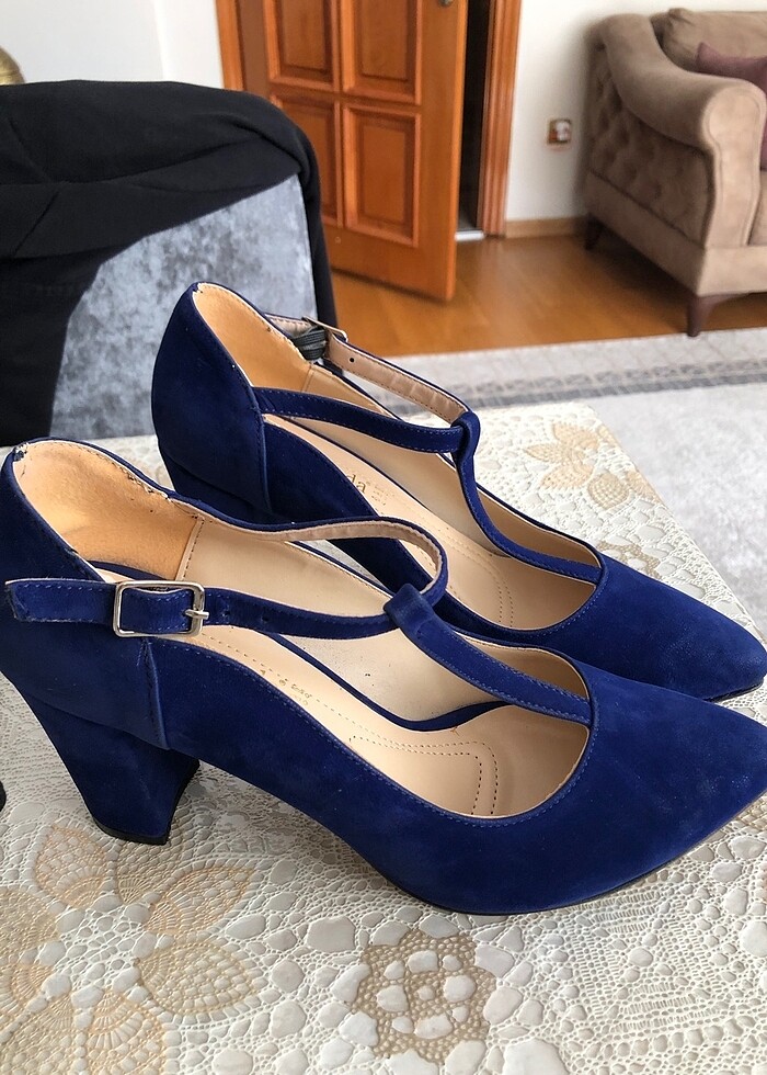 Lacivert ayakkabı - Görsel 3