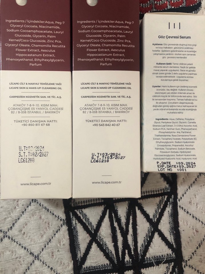 LICAPÉ Cilt & Makyaj Temizleme Yağı ve Adios Dark Circle - Görsel 2