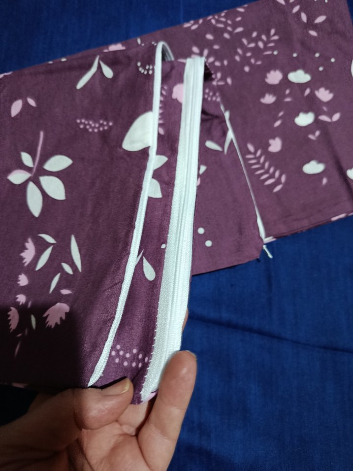 Mor Baskılı çift yastık kılıfı - Görsel 3