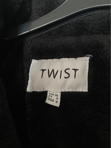 Twist Twist Kışlık Siyah Deri Mont