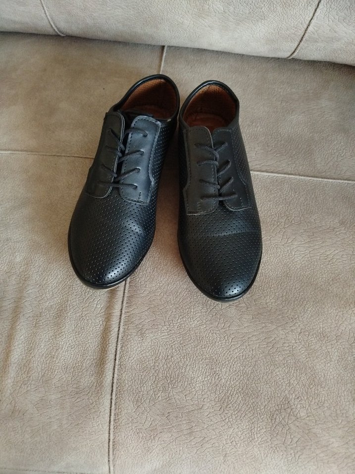 Erkek çocuk Siyah Minimalist Günlük Klasik Ayakkabı - Görsel 5