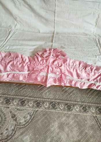 Diğer Pembe Pastel Renkli Düz pike yatak örtüsü