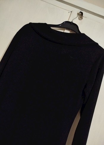 Siyah diz altı Elbise - Görsel 5