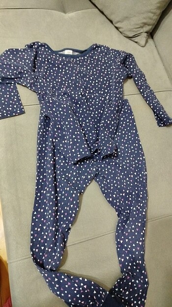 5 Yaş Beden lacivert Renk Kız LC Waikiki pijama takimi