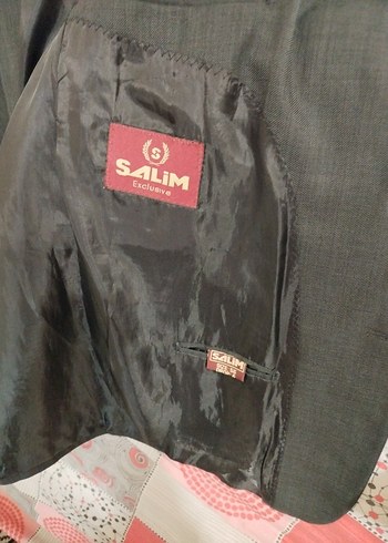 46-6 drop Beden Düğmeli fume Erkek Ofis Tek ceket