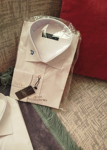 Albertino Beyaz Erkek Uzun Kollu Gömlek - Görsel 2