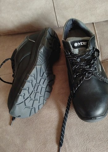 Erkek Siyah YDS Gri  iş Ayakkabısı - Görsel 3