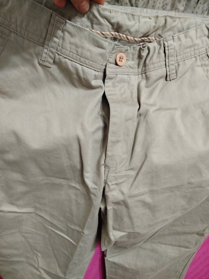 Bej Regular Fit Erkek Keten Pantolon - Görsel 5