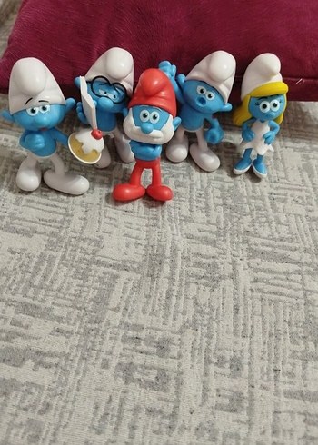 Renkli Şirinler Figür Seti