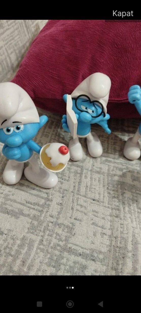 Renkli Şirinler Figür Seti - Görsel 3