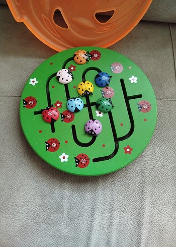 Renkli Uğur Böceği Labirent Oyuncağı - Görsel 3