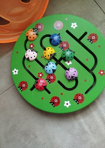 Renkli Uğur Böceği Labirent Oyuncağı - Görsel 2