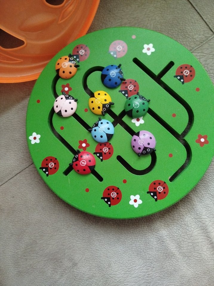 Renkli Uğur Böceği Labirent Oyuncağı - Görsel 2