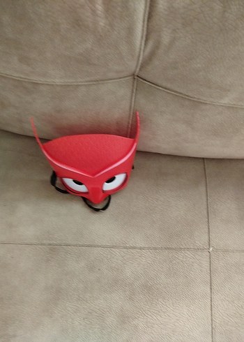 Kırmızı Renkli Çocuk Maskesi - Görsel 3