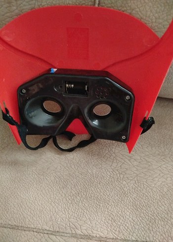 Kırmızı Renkli Çocuk Maskesi - Görsel 2