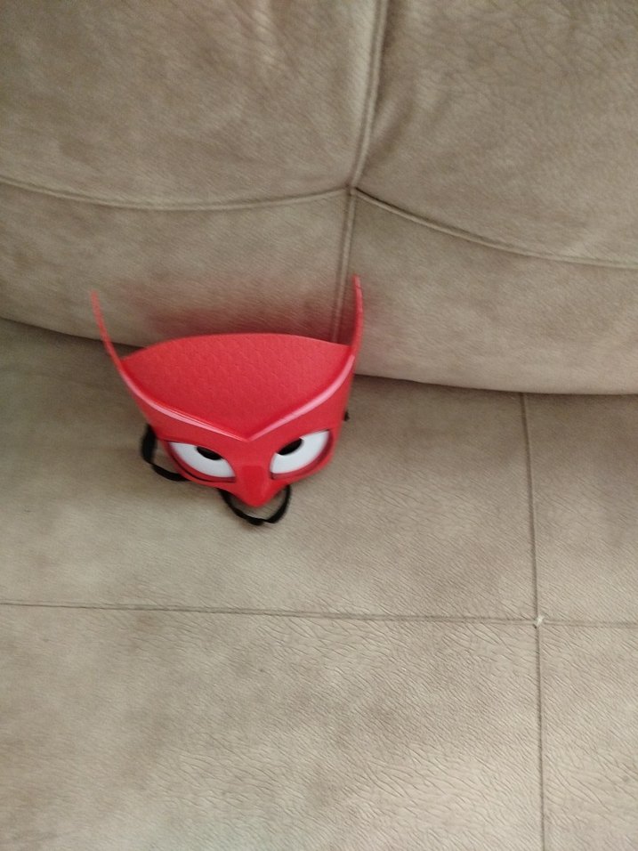 Kırmızı Renkli Çocuk Maskesi - Görsel 3