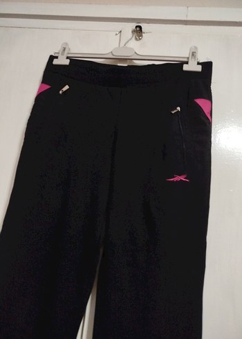 Fermuarlı Siyah Kadın Eşofman Altı orjinal - Görsel 2