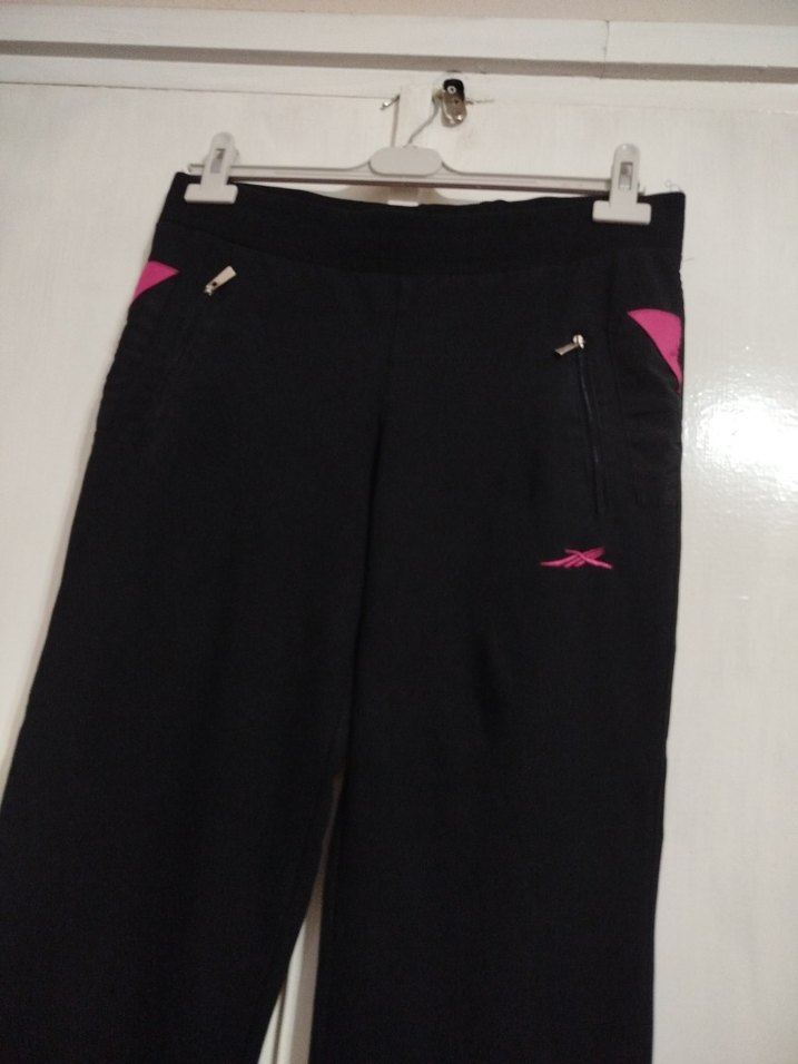 Fermuarlı Siyah Kadın Eşofman Altı orjinal - Görsel 2